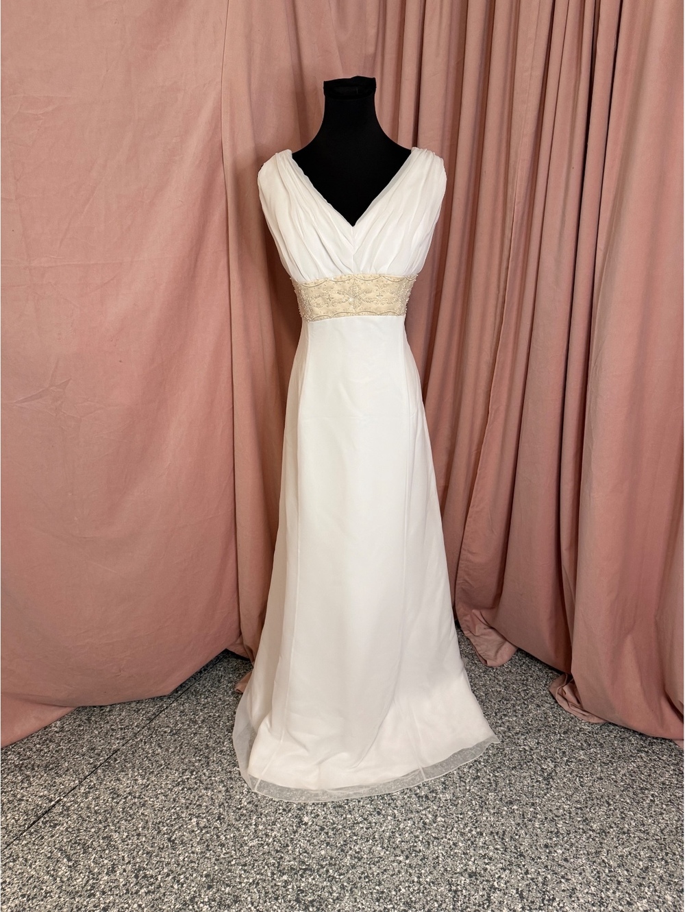 Eden Bridals Elegant White Wedding Dress Size 16